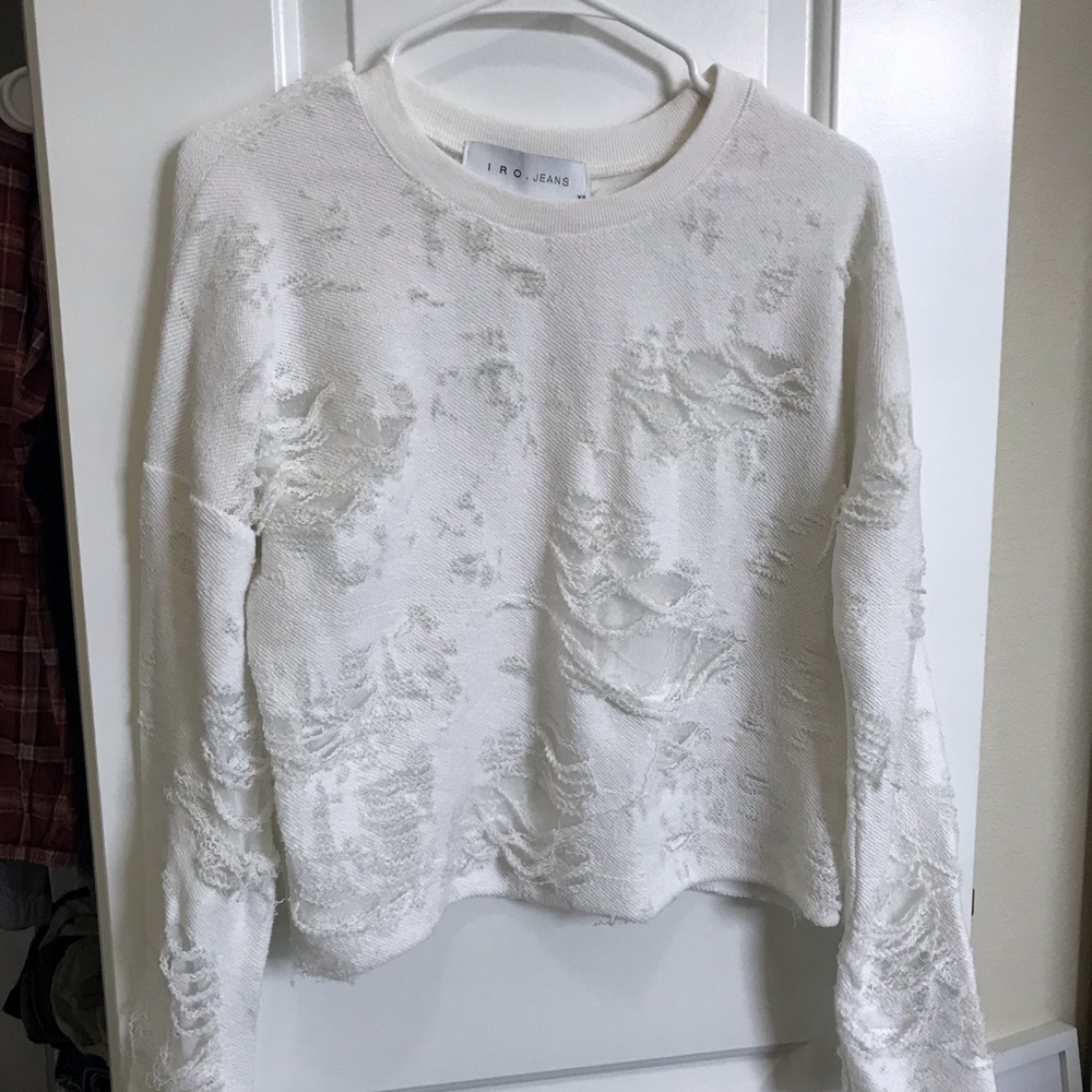 IRO Jeans Cenix distressed sweatshirt sweater